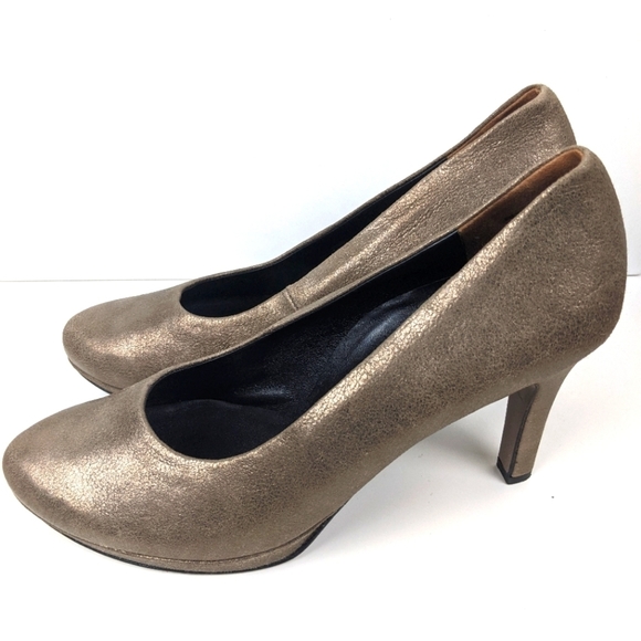 Paul Green Women's Olisa Metallic Pump Bronze Size 7.5 - Picture 2 of 8